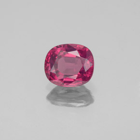 1.15캐럿 천연 보랏빛 레드 스피넬, 타원형 컷, 6.6×5.7 mm, VS