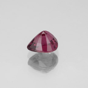 1.06캐럿 천연 보랏빛 레드 스피넬, 배 모양, 6.4×5.5 mm, VS