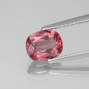 1.40캐럿 천연 핑크빛 레드 스피넬, 타원형 컷, 7.5×6.1 mm, VS-SI
