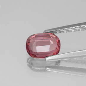 1.40캐럿 천연 핑크빛 레드 스피넬, 타원형 컷, 7.5×6.1 mm, VS-SI