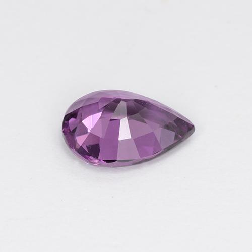 1.02캐럿 천연 분홍빛이 도는 포도 스피넬, 배 모양, 7.5×5.7 mm, VS