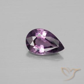 1.12ct 자연스러운 미디엄 퍼플 스피넬, 배 모양, VS