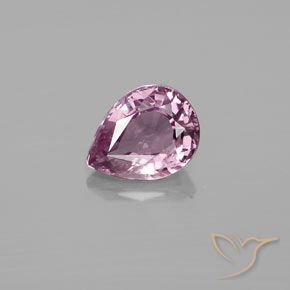 1.15ct 자연스러운 그레이 퍼플 스피넬, 배 모양, VS