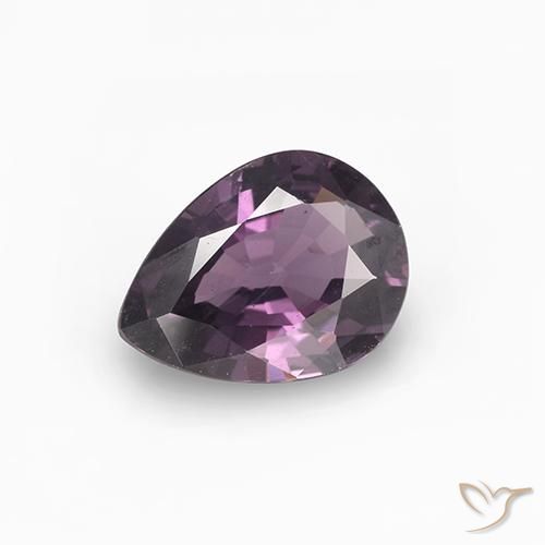 0.99ct 자연스러운 딥 퍼플 스피넬, 배 모양, VS