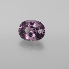 1.58캐럿 천연 미디엄 퍼플 스피넬, 타원형 컷, 7.9×6.1 mm, VVS
