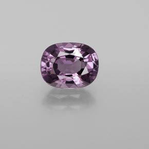 1.65캐럿 천연 다크 퍼플 스피넬, 타원형 컷, 8×6.3 mm, VS