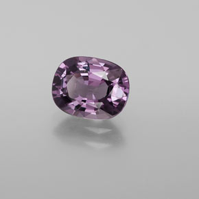 1.65캐럿 천연 다크 퍼플 스피넬, 타원형 컷, 8×6.3 mm, VS