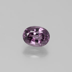 1.60캐럿 천연 라이트 퍼플 스피넬, 타원형 컷, 8×6 mm, VS