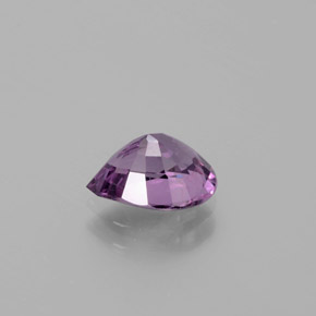 1.47캐럿 천연 미디엄 퍼플 스피넬, 배 모양, 8.5×6.1 mm, VS