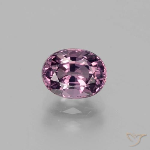 1.32캐럿 천연 딥 바이올렛 스피넬, 타원형 컷, 7×5.3 mm, VVS-VS