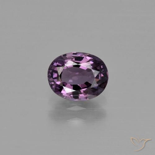 1.05ct 자연스러운 딥 퍼플 스피넬, 타원형, VVS
