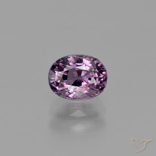 1.00ct 자연스러운 그레이프 퍼플 스피넬, 타원형, VS