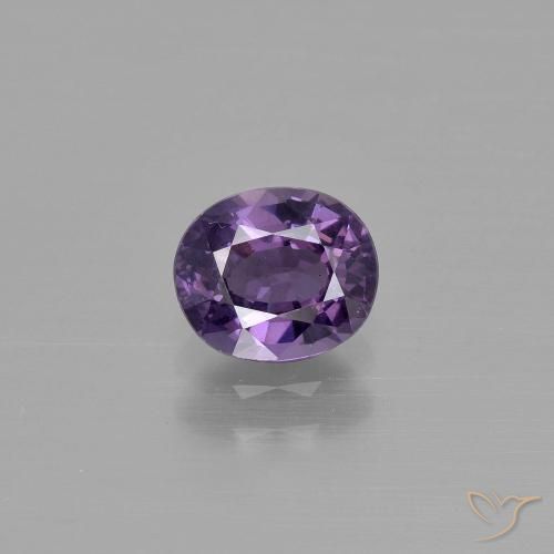 1.01ct 자연스러운 미디엄 바이올렛 스피넬, 타원형, VS