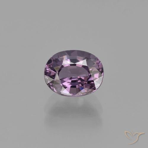 1.23ct 자연스러운 미디엄 퍼플 스피넬, 타원형, VS
