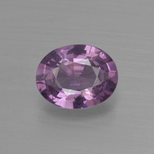 1.43캐럿 천연 핑크빛 퍼플 스피넬, 타원형 컷, 8.1×6.4 mm, VS
