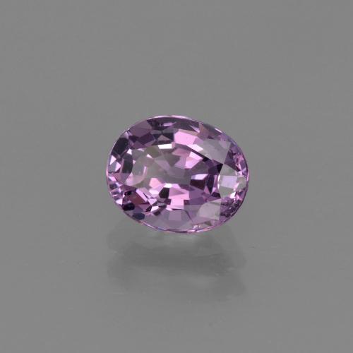 1.26캐럿 천연 핑크빛 퍼플 스피넬, 타원형 컷, 7.2×5.8 mm, VS
