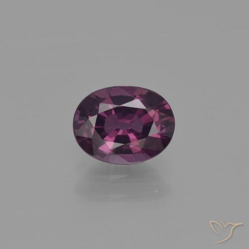1.07ct 자연스러운 Deep Plum 스피넬, 타원형, VVS