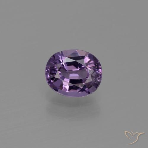1.05ct 자연스러운 딥 바이올렛 스피넬, 타원형, VS-SI