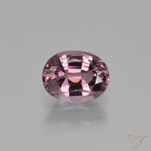 0.90ct 자연스러운 미디엄 퍼플 스피넬, 타원형, VS