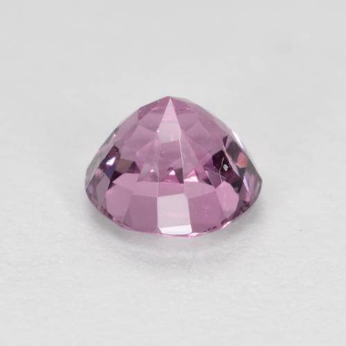 0.72캐럿 천연 라이트 레드 퍼플 스피넬, 라운드 컷, 5.12 mm, VVS-VS