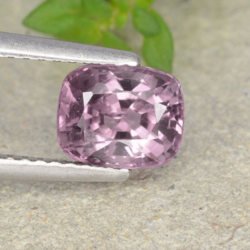 1.58ct 자연스러운 그레이 퍼플 스피넬, 방석, VVS-VS