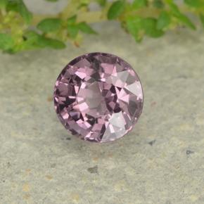 0.74캐럿 천연 미디엄 퍼플 스피넬, 라운드 컷, 5.13 mm, VVS-VS
