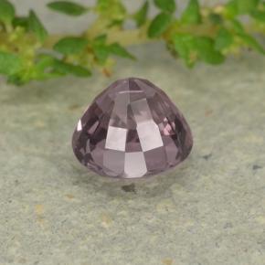 0.74캐럿 천연 미디엄 퍼플 스피넬, 라운드 컷, 5.13 mm, VVS-VS