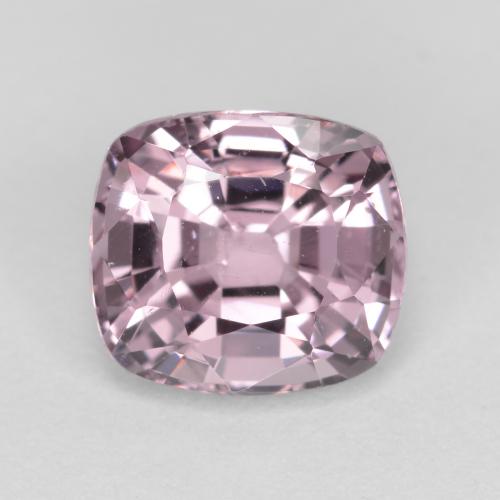 1.74캐럿 천연 라이트 퍼플 스피넬, 쿠션 컷, 7.3×6.5 mm, VS