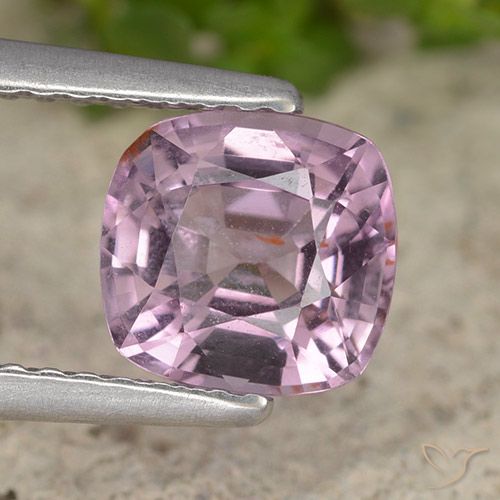 1.56ct 자연스러운 라이트 퍼플 스피넬, 방석, VVS-VS