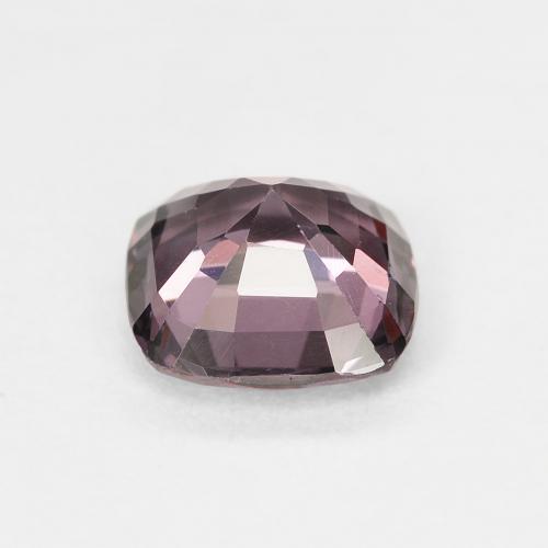 1.31캐럿 천연 미디엄 퍼플 스피넬, 쿠션 컷, 6.6×6.5 mm, VVS-VS