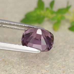 1.59캐럿 천연 미디엄 다크 상그리아 스피넬, 쿠션 컷, 6.9×6.3 mm, VVS