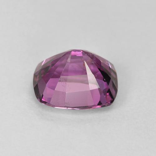 1.46캐럿 천연 딥 라벤더 스피넬, 쿠션 컷, 6.9×5.8 mm, VS-SI