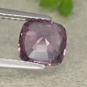 1.40캐럿 천연 라이트 퍼플 스피넬, 쿠션 컷, 6.8×6.7 mm, VVS