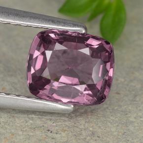 1.27캐럿 천연 라이트 퍼플 스피넬, 쿠션 컷, VS