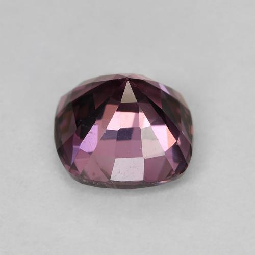 1.28캐럿 천연 보이젠베리 퍼플 스피넬, 쿠션 컷, 6.4×6.1 mm, VVS-VS