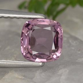 1.22캐럿 천연 미디엄 퍼플 스피넬, 쿠션 컷, 6.2×6 mm, VVS