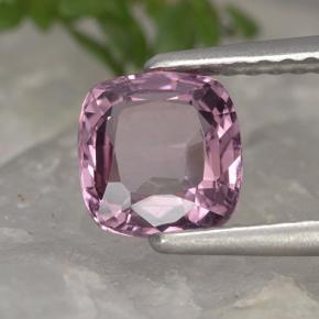 1.22캐럿 천연 미디엄 퍼플 스피넬, 쿠션 컷, 6.2×6 mm, VVS