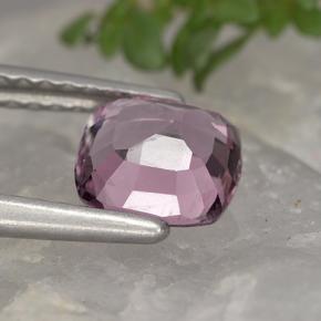 1.22캐럿 천연 미디엄 퍼플 스피넬, 쿠션 컷, 6.2×6 mm, VVS