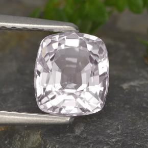 1.57캐럿 천연 퍼플핑크 화이트 스피넬, 쿠션 컷, 7.1×6.1 mm, VVS