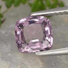 1.20캐럿 천연 미디엄 퍼플 스피넬, 쿠션 컷, 6.5×6.4 mm, VVS