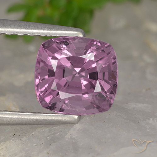 1.25ct 자연스러운 미디엄 퍼플 스피넬, 방석, VVS
