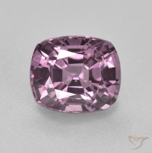1.23ct 자연스러운 딥 라벤더 스피넬, 방석, VS