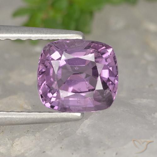1.25ct 자연스러운 라이트 퍼플 스피넬, 방석, VVS-VS