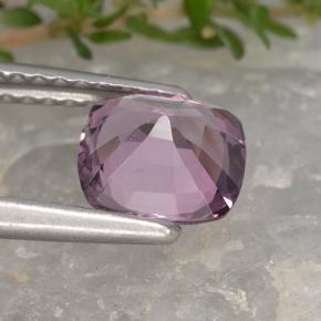 1.31캐럿 천연 딥 모브 톤 스피넬, 쿠션 컷, 6.7×6.6 mm, VVS