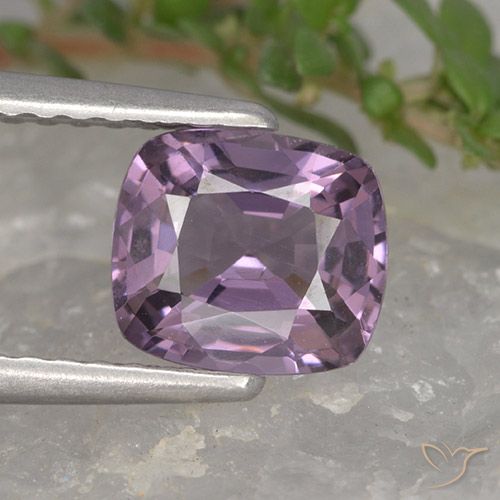 1.26ct 자연스러운 라이트 그레이쉬 바이올렛 스피넬, 방석, VVS, Photo A