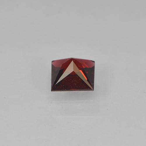 0.35캐럿 천연 딥 레드 스피넬, 스퀘어, 4×3.9 mm, VVS-VS