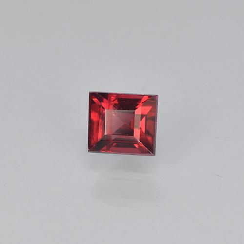 0.32캐럿 천연 다크 레드 스피넬, 바게트, 3.7×3.3 mm, VS