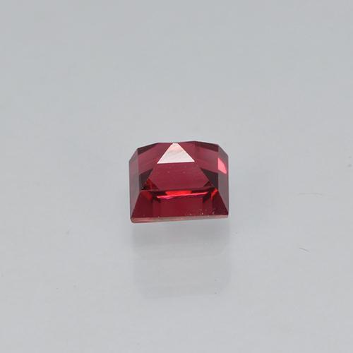 0.32캐럿 천연 다크 레드 스피넬, 바게트, 3.7×3.3 mm, VS