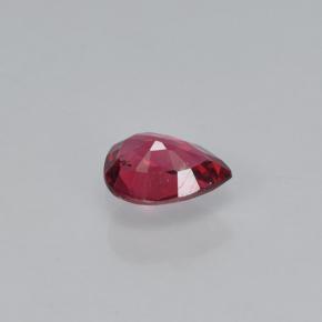 0.35캐럿 천연 미디엄 레드 스피넬, 배 모양, 5.3×3.9 mm, VVS-VS