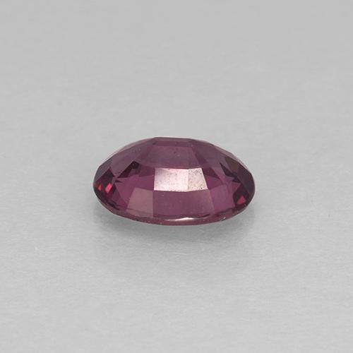 1.03캐럿 천연 다크 마젠타-핑크 스피넬, 타원형 컷, 7.3×5.6 mm, VVS